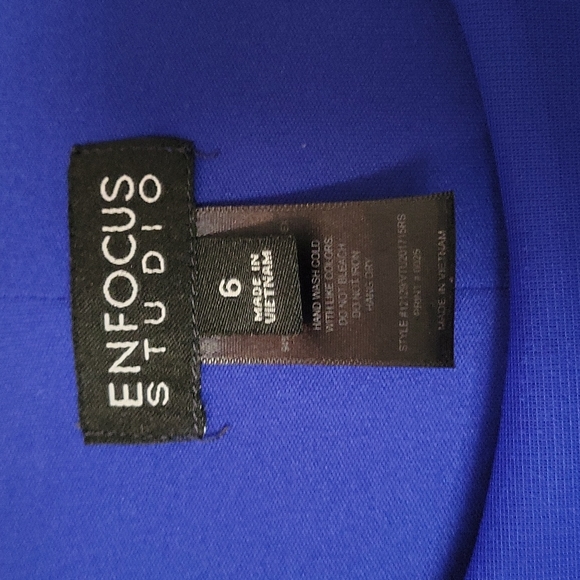 Women's Blue Fitted Dress size 6 - Picture 6 of 11